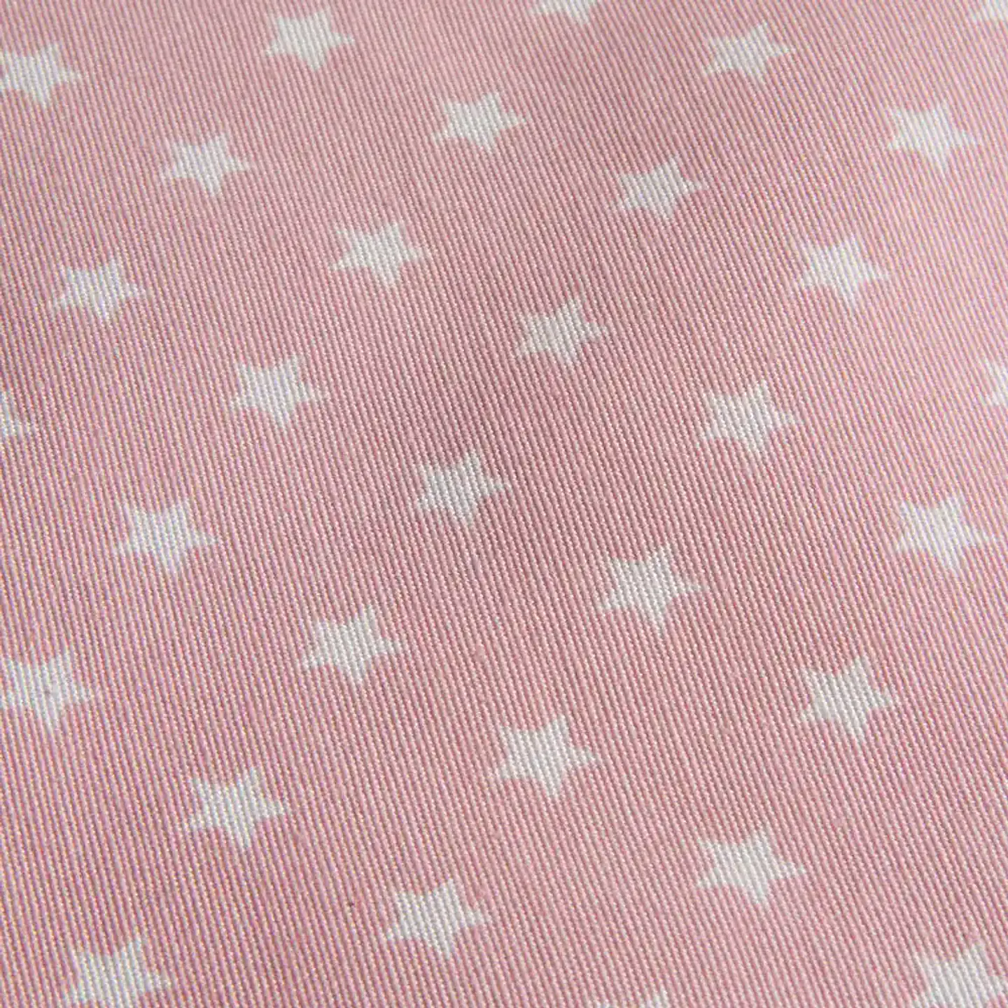 Cortina Argollas Lona Española Estrellitas Mini 2,25 cm. ROSADO 5