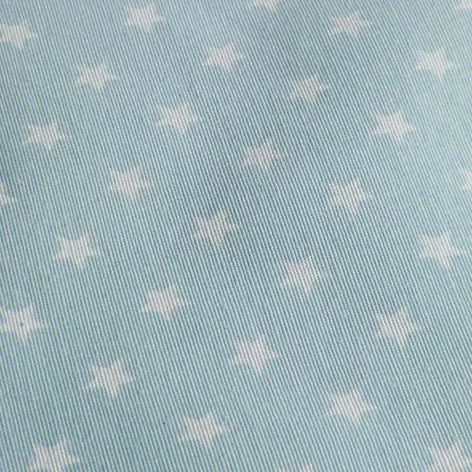 Cortina Argollas Lona Española Estrellitas Mini 2,25 cm. JADE 5