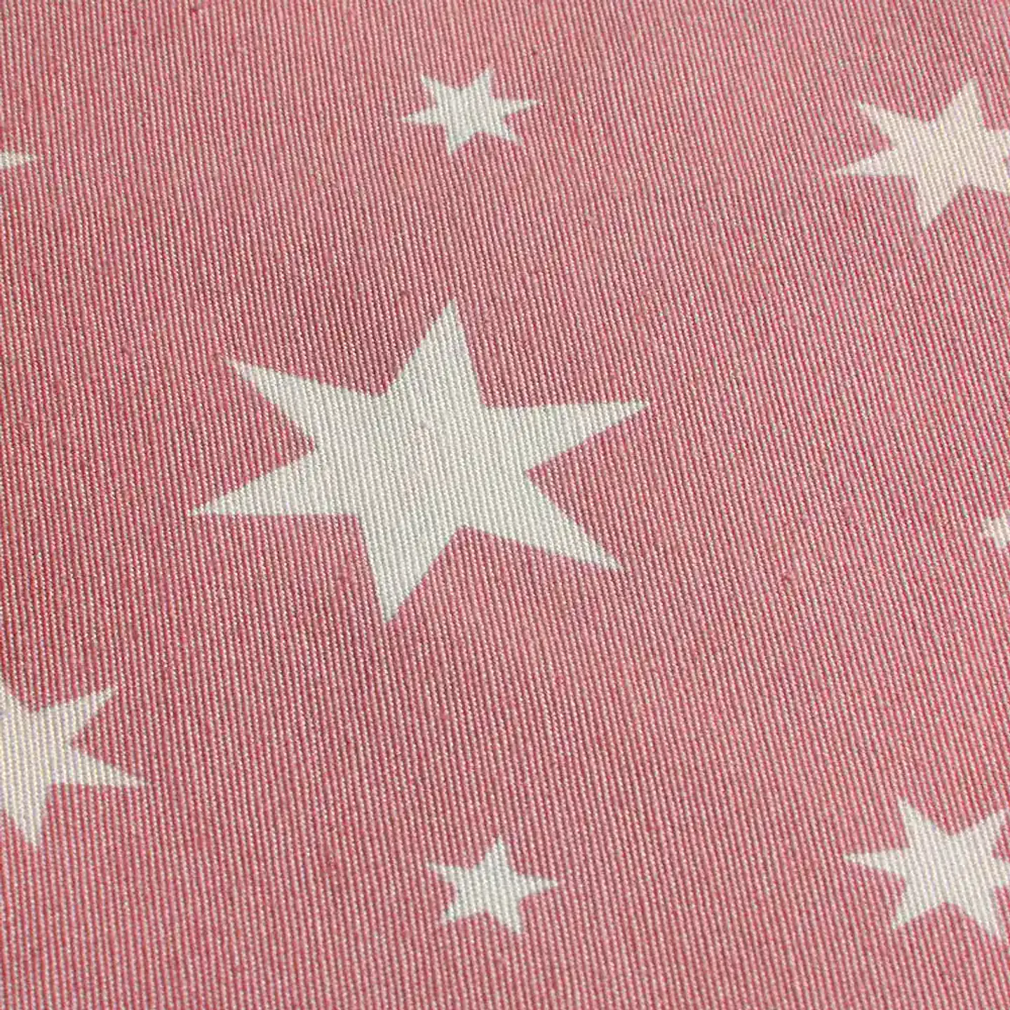 Cortina Argollas Lona Española Estrellas 2.25 cm ROSADO 4