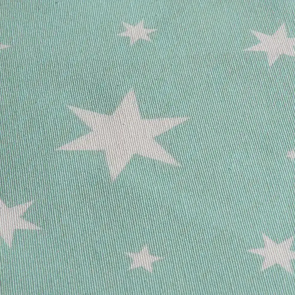 Cortina  Lona Española Estrellas Turquesa 140x225 4