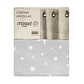 Cortina Argollas Lona Española Estrellas 2.25 cm Grey - Miniatura 2