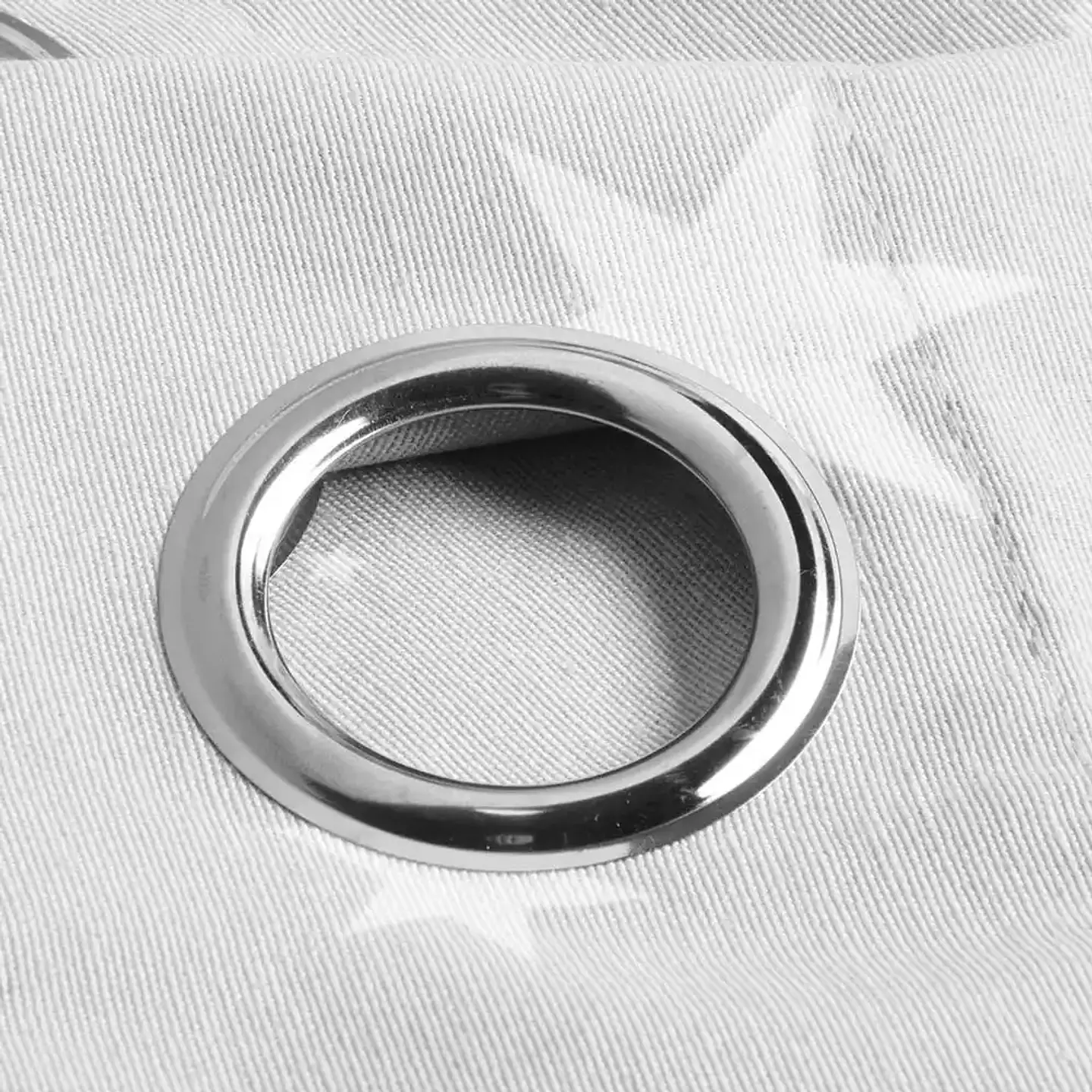 Cortina Argollas Lona Española Estrellas 2.25 cm GREY 3