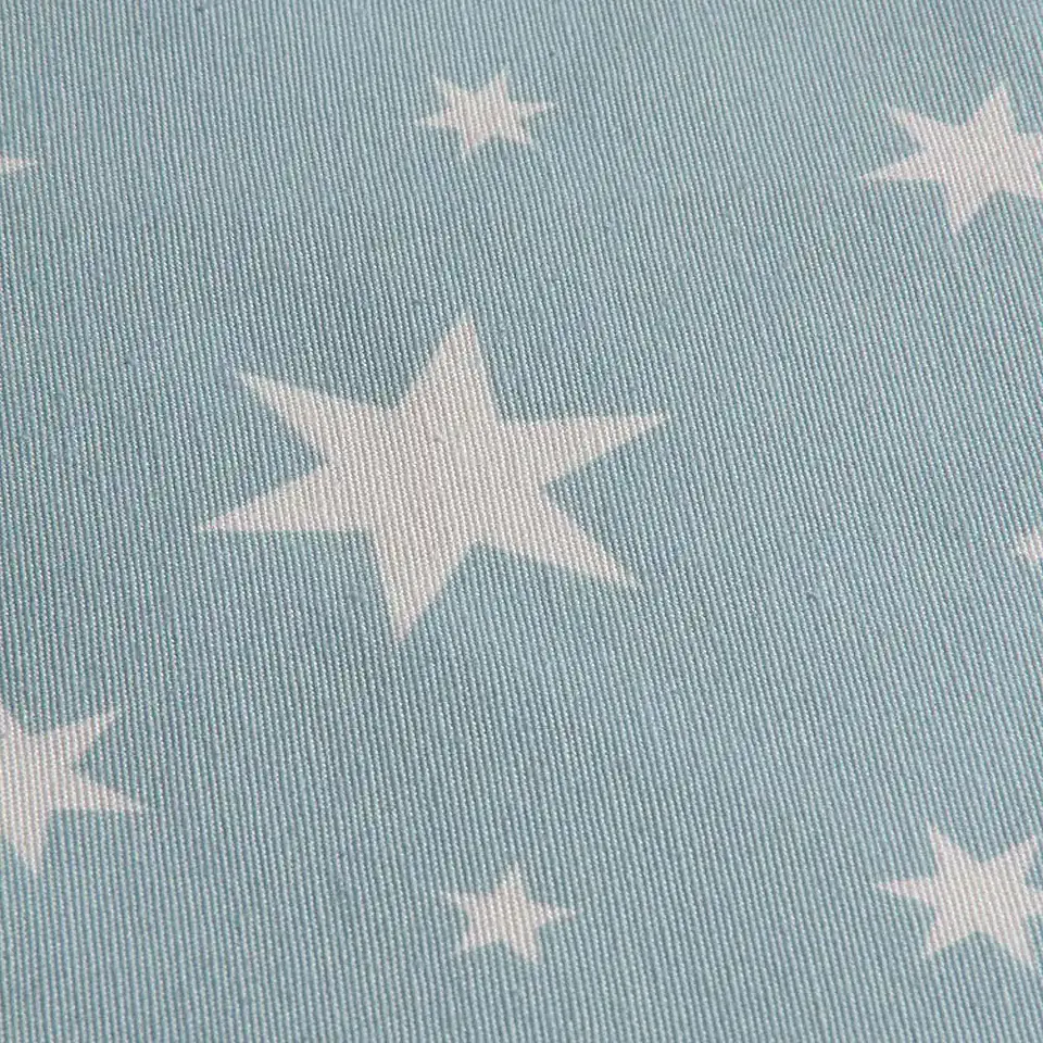 Cortina Argollas Lona Española Estrellas 2.25 cm JADE 4