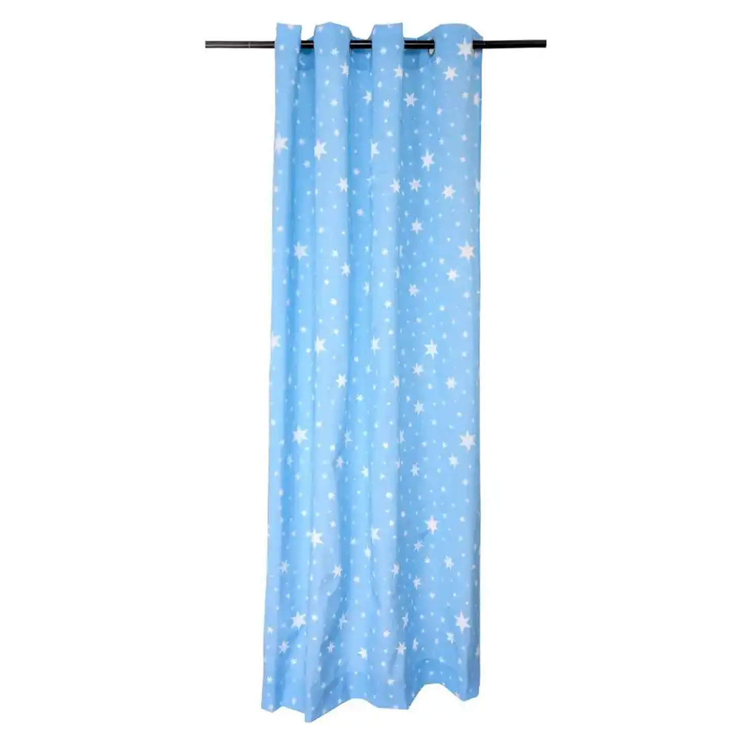 Cortina Argollas Lona Española Estrellas 2.25 cm LIGHT BLUE 3