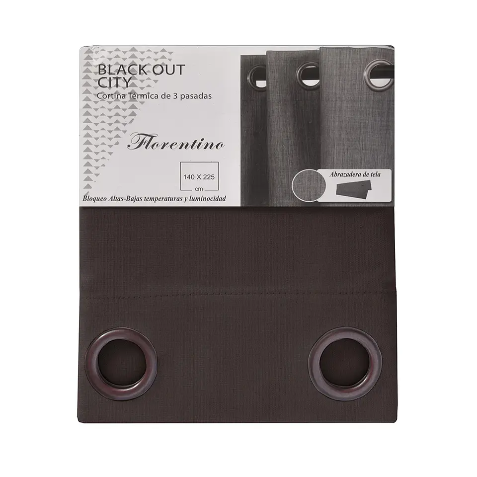 Cortina Argollas Black Out City Chocolate 140x225 3