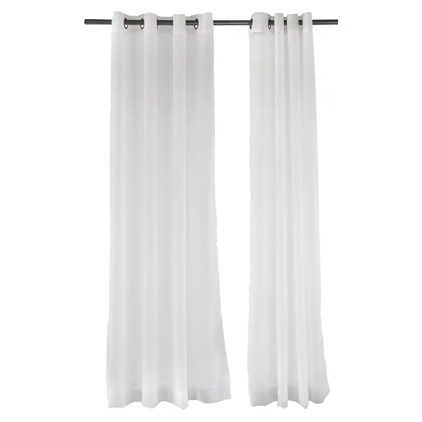 Cortinas Argollas Velo Liso Set 2 pzas 1.40 x 2.25 WHITE 3