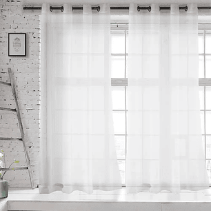 Set 2 Velos Liso Blanco 140x225