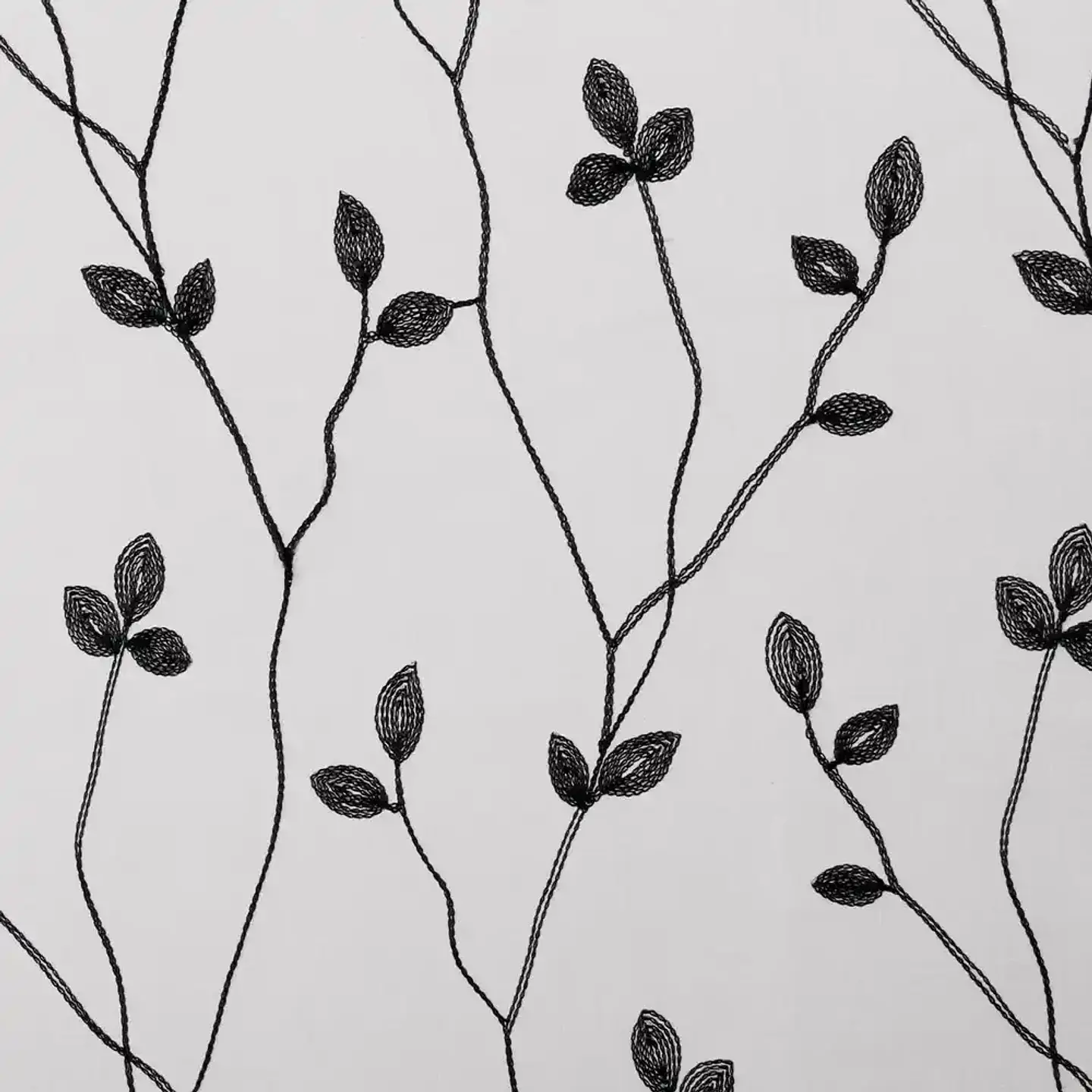 Set 2 Velos Bordados Teresita  Negro 140x225 2