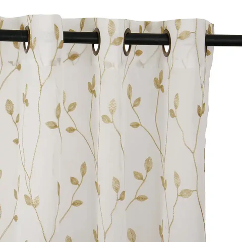 Set 2 Velos Bordados  Teresita Gold 140x225