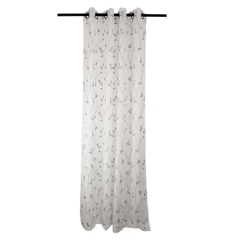 Set 2 Velos Bordados Teresita Gris  140x225 2