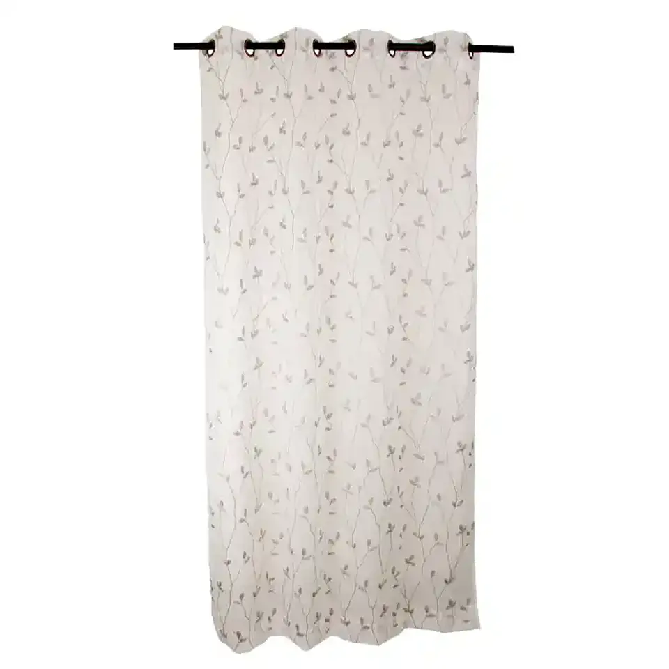 Set 2 Velos Bordados Teresita Gris  140x225 3