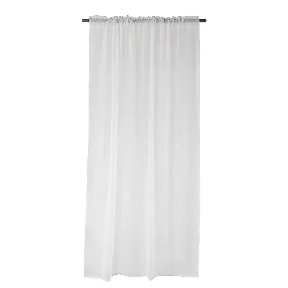 Cortina Set 2 Velos Pasa tubo Blanco 140x225 3