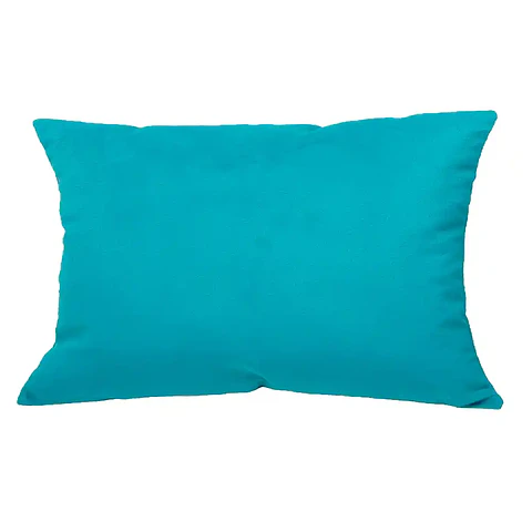 Cojin Felpa 30X60 Turquesa