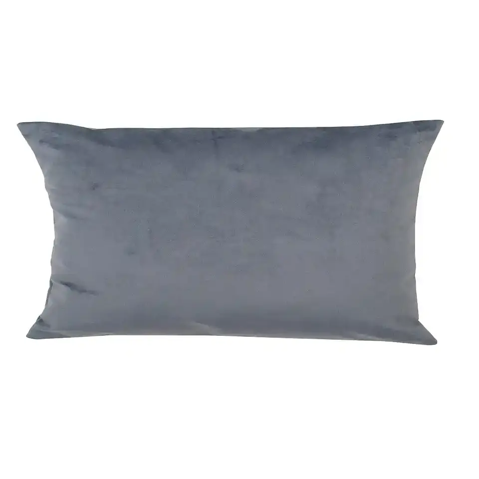 Cojin Felpa 30X60 Gris 1