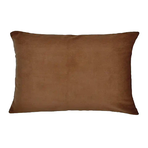 Cojin Felpa 30X60 Tabaco