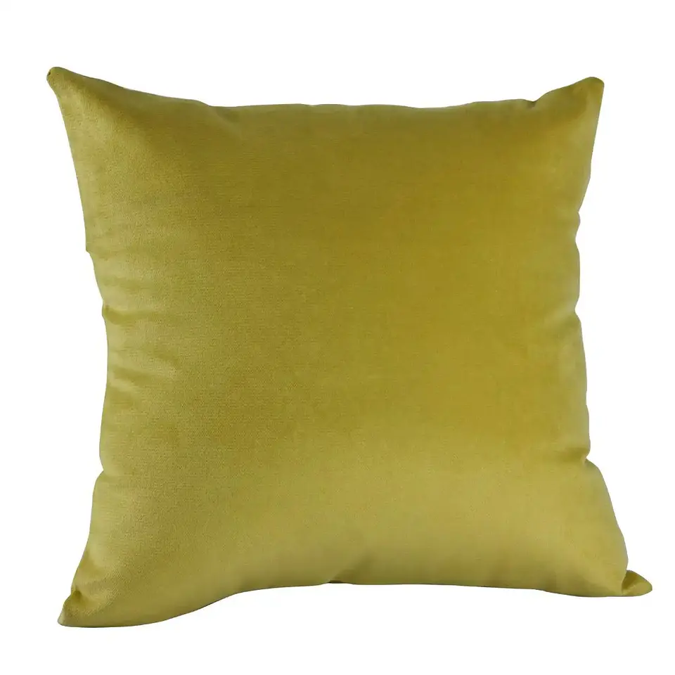 Cojín Felpa Pistacho 40x40cm. 1