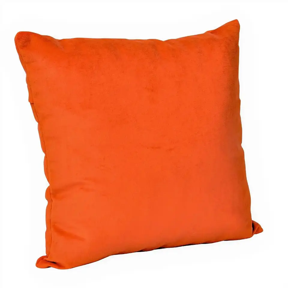 Cojín Felpa Naranja 40x40cm. 1