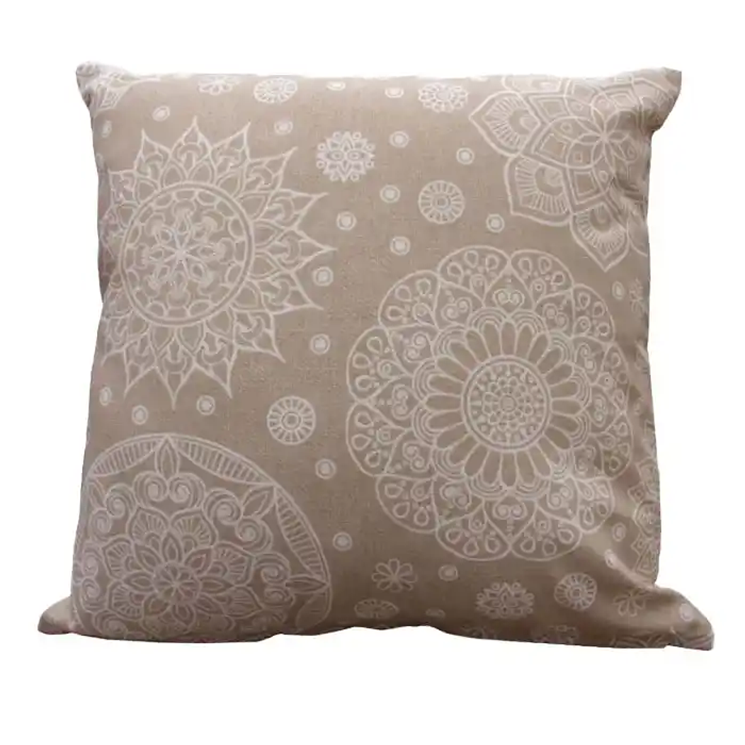 Cojín Lona Jalebi Beige 50x50cm 1