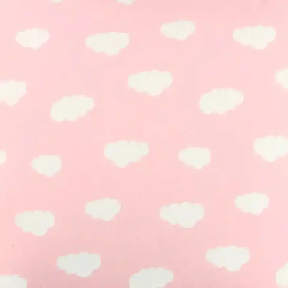 Cojín Lona Nubes Rosado 50x50cm 2