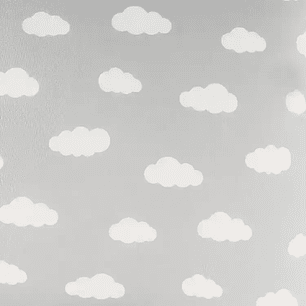 Cojín Lona Nubes Grey 50x50cm