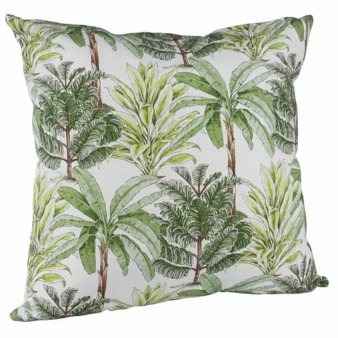 Cojín Lona Palmeras Verde 50x50cm