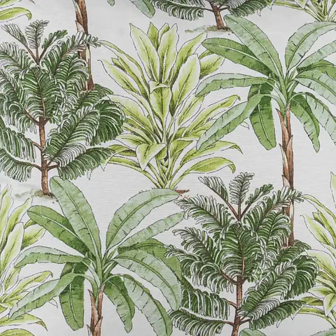Cojín Lona Palmeras Verde 50x50cm