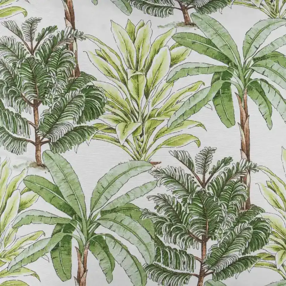 Cojín Lona Palmeras Verde 50x50cm 2