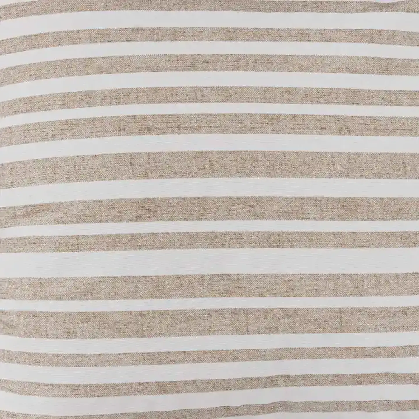 Cojín Lona Rayas Beige 50x50cm 2
