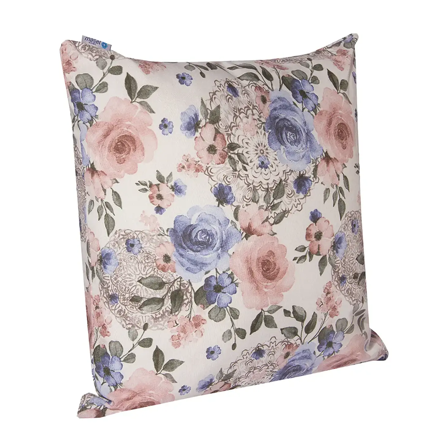 Set 2 Cojines Lona Fabiola Blue 50x50cm 2