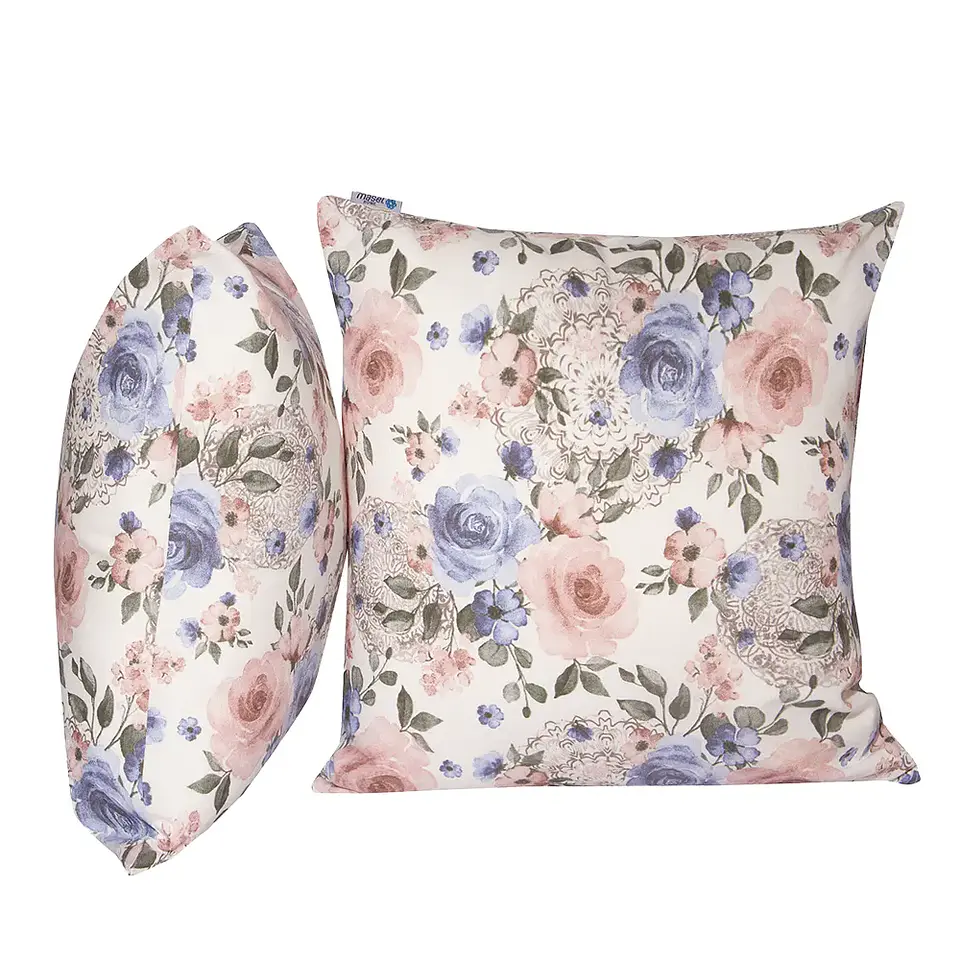 Set 2 Cojines Lona Fabiola Blue 50x50cm 3