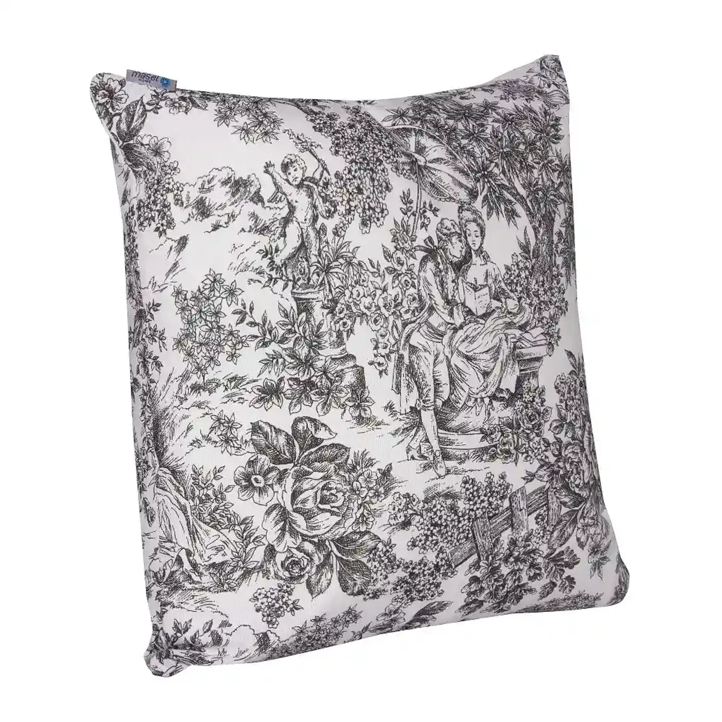 Set 2 Cojines Lona Paisaje Black 50x50cm 3