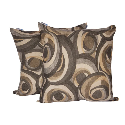 Set 2 Cojines Lona Sonido Grey 50x50cm