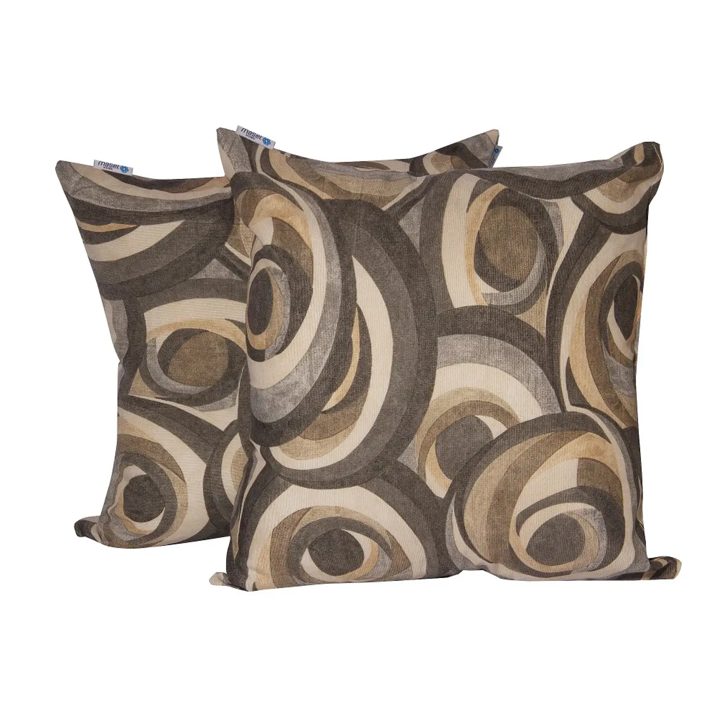 Set 2 Cojines Lona Sonido Grey 50x50cm 1