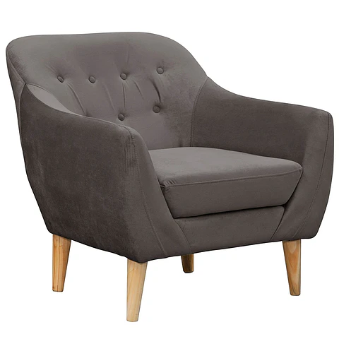Poltrona Norway 1C Gris Oscuro  87x90x85