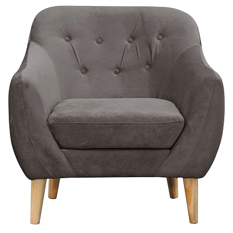 Poltrona Norway 1C Gris Oscuro  87x90x85