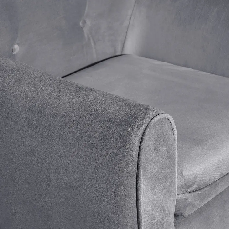 Poltrona Bergen  Felpa Gris 78x98x70 3