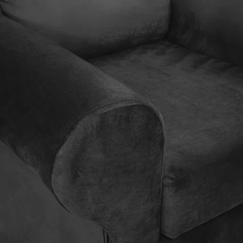 Poltrona Berón Negro  95x90x100