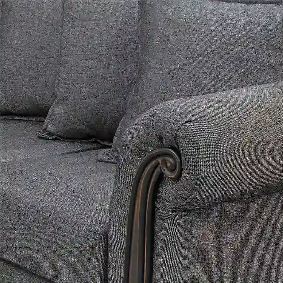Sofá Esmirna 3 Cuerpos Grey 3