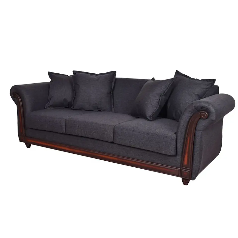 Sofá Esmirna 3 Cuerpos Dark Grey 2