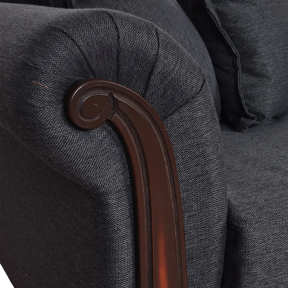 Sofá Esmirna 3 Cuerpos Dark Grey 4