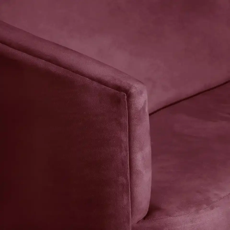 Sofá Oslo Felpa 2C Burdeo 160x80x70 4