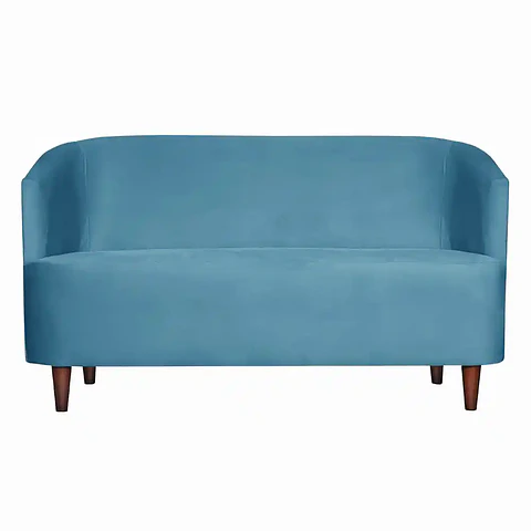 Sofá Oslo Felpa 2C Turquesa 160x80x70