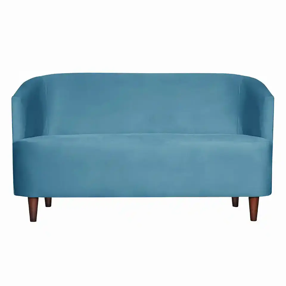 Sofá Oslo Felpa 2C Turquesa 160x80x70 1