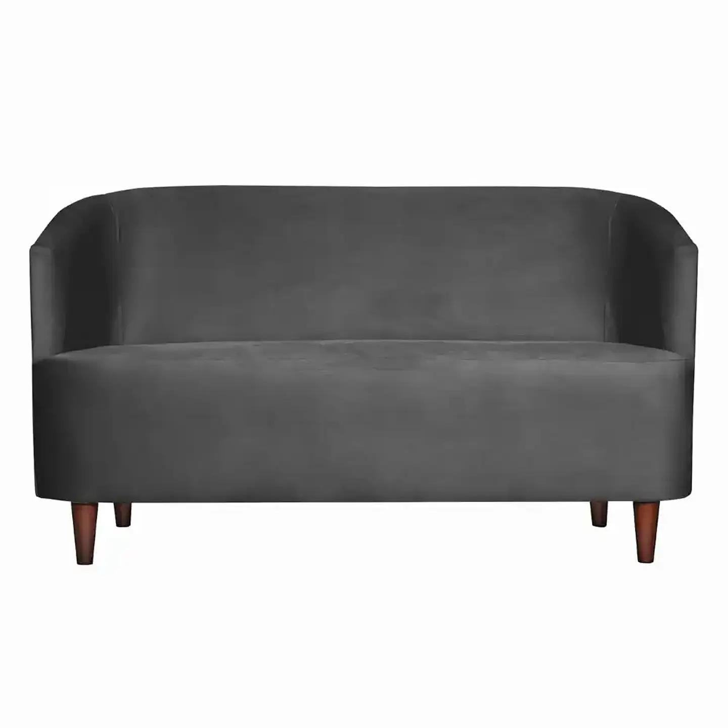 Sofá Oslo Felpa 2C Gris Oscuro 160x80x70 1
