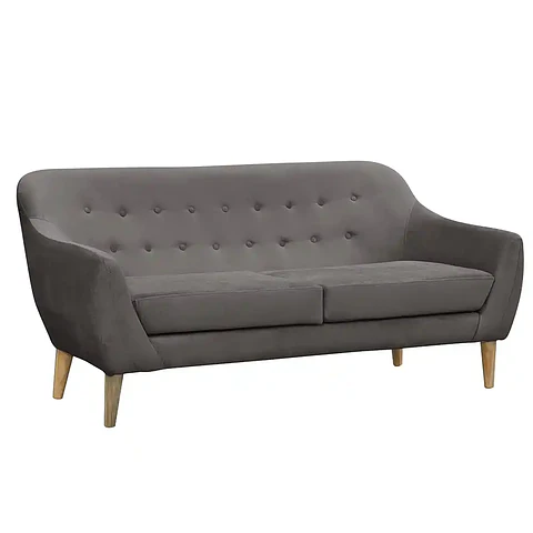 Sofá Norway 3C Dark Grey 185x87x90