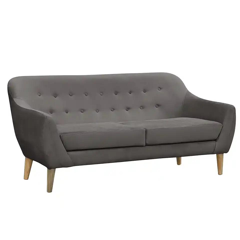 Sofá Norway 3C Dark Grey 185x87x90 2