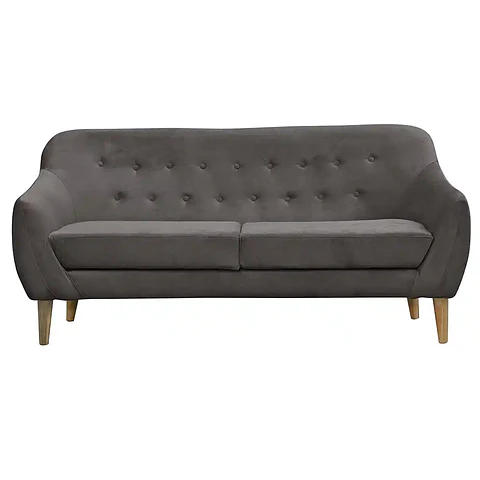 Sofá Norway 3C Dark Grey 185x87x90
