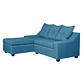 Seccional Viena Intercambiable tela  turquesa 190x140x90 - Miniatura 1