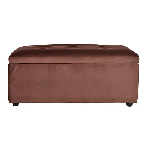Banqueta Baúl Chocolate 95x50x45