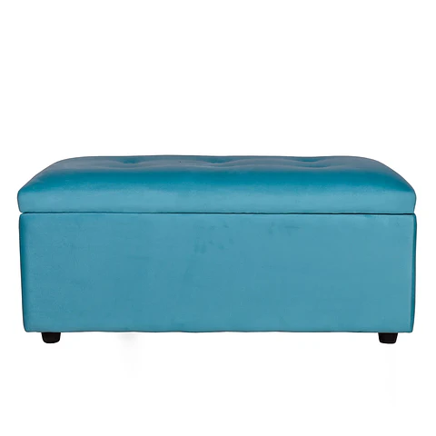 Banqueta Baúl Turquesa 95x50x45